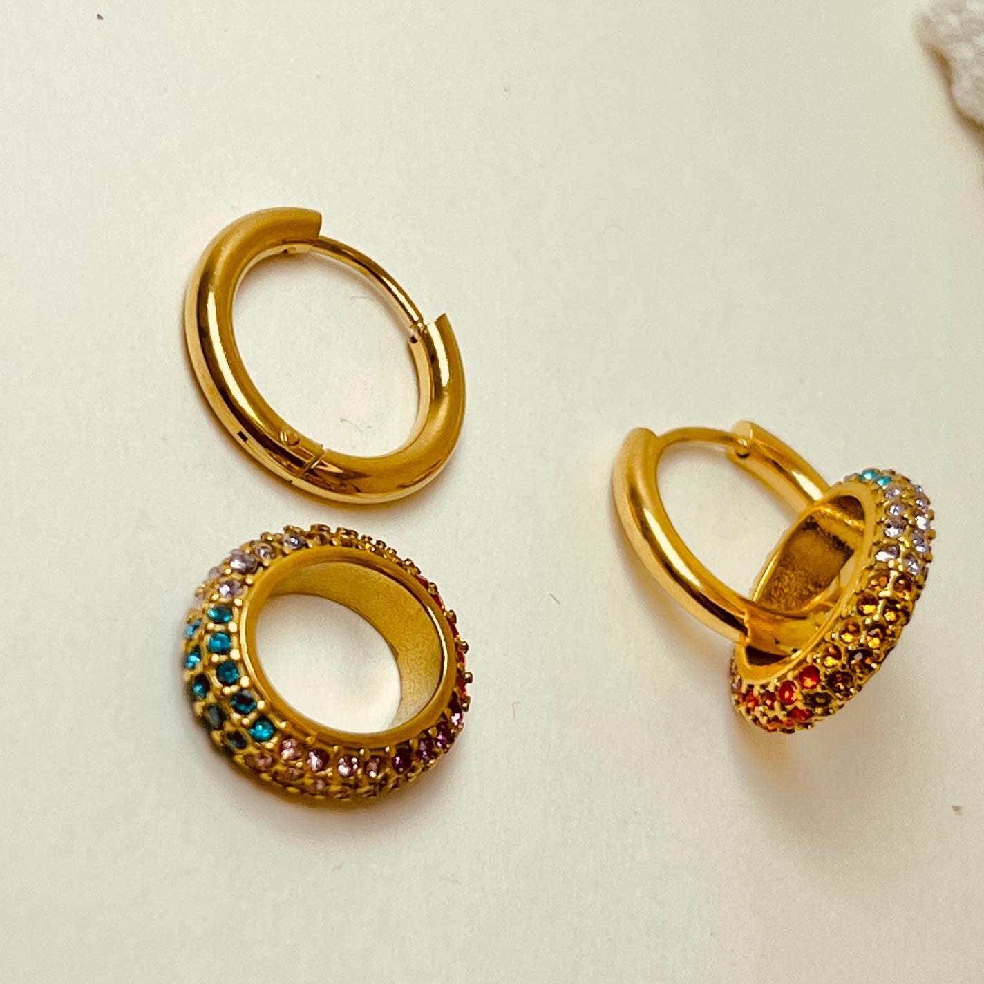 Colourful Crystal Earrings