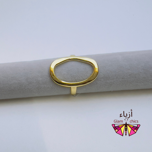 Retro Hollow Lava Ring (18K Gold Plated)