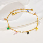 Zircon Anklet