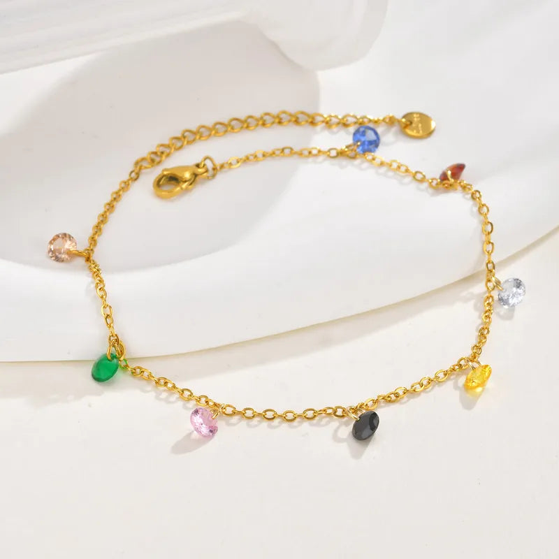 Zircon Anklet