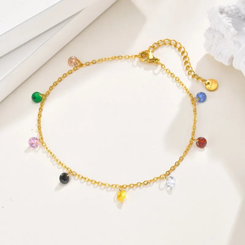 Zircon Anklet