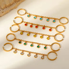 Lady Round Double Ring