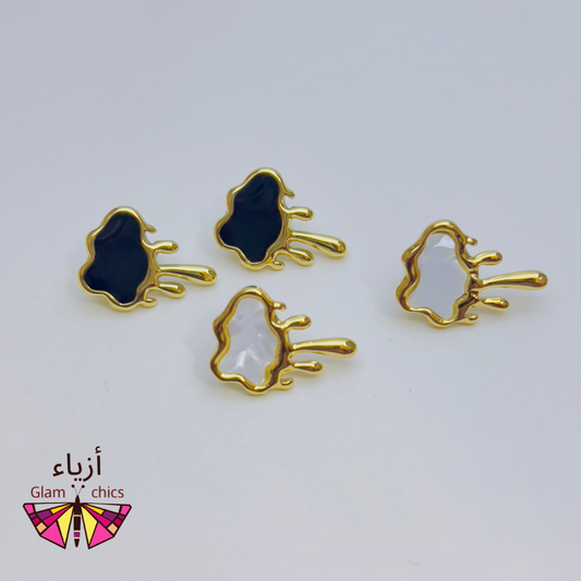 Clouds Titanium Steel Ear Studs